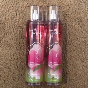 2 Sweet Pea fine fragrance mists